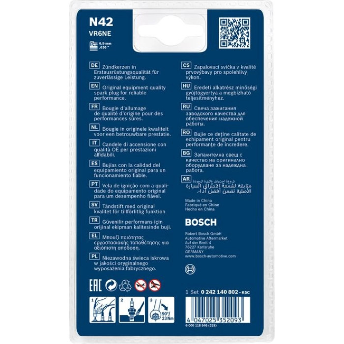 Bosch Zündkerze 0 242 140 802 Bosch Zündkerze 0 242 140 802