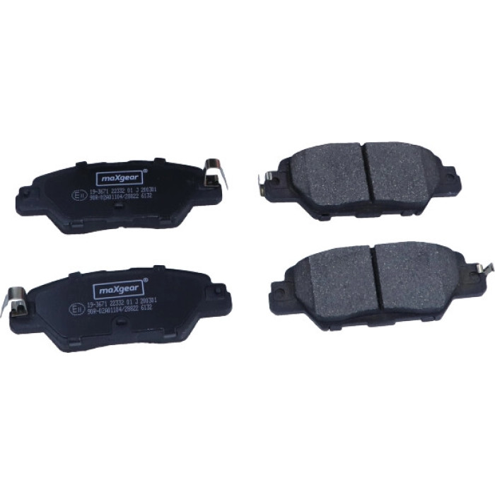 MAXGEAR Scheibenbremsbelagsatz 19-3671 MAXGEAR Scheibenbremsbelagsatz 19-3671