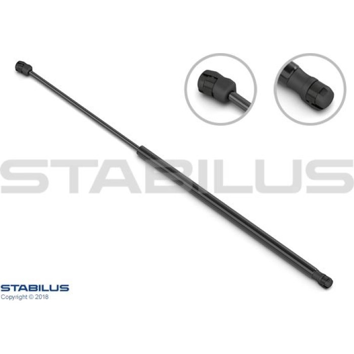 Stabilus Gasdruckfeder (Gasfeder), Heckklappendämpfer, 620 N, 506 mm - 9588FB Stabilus Gasdruckfeder (Gasfeder), Heckklappendämpfer, 620 N, 506 mm - 9588FB