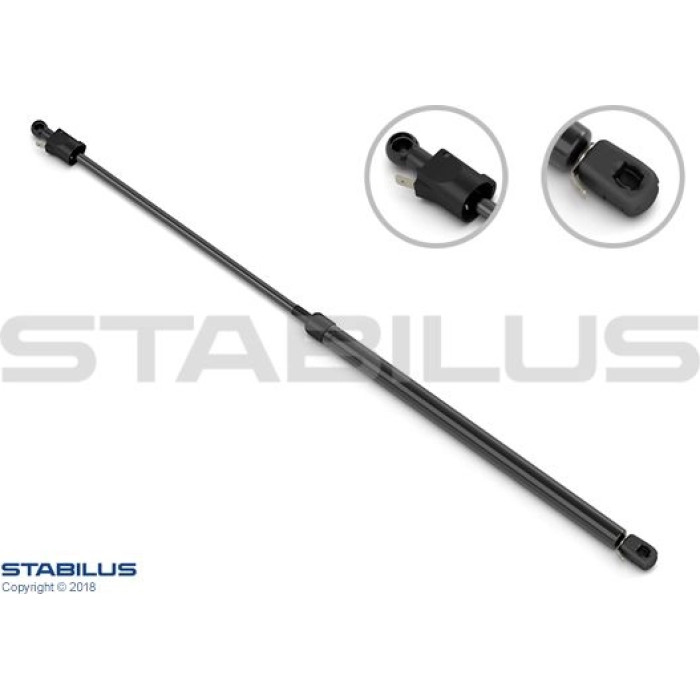 Stabilus Gasdruckfeder (Gasfeder), Heckklappendämpfer, 320 N, 653 mm - 942863