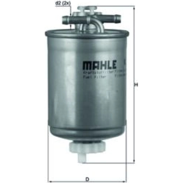MAHLE Kraftstofffilter KL 103 MAHLE Kraftstofffilter KL 103