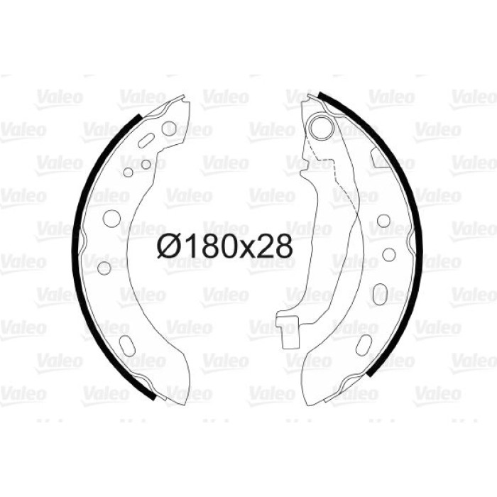 Valeo Bremsbacken 564041
