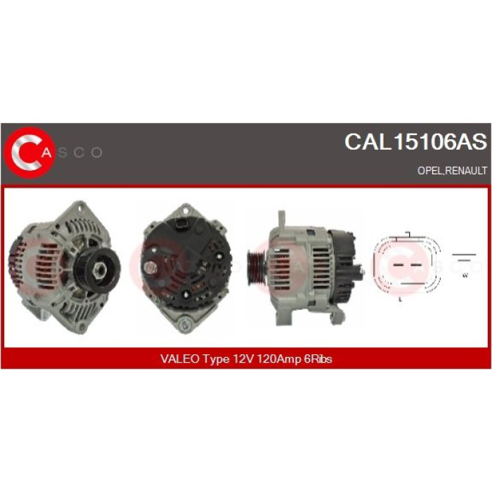 CASCO Generator CAL15106AS CASCO Generator CAL15106AS