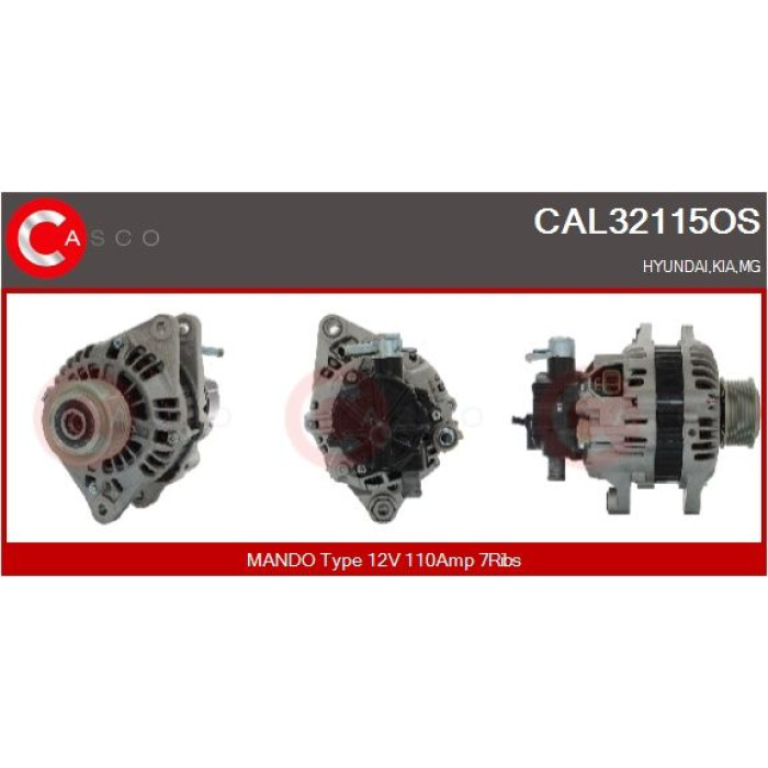 CASCO Generator CAL32115OS CASCO Generator CAL32115OS