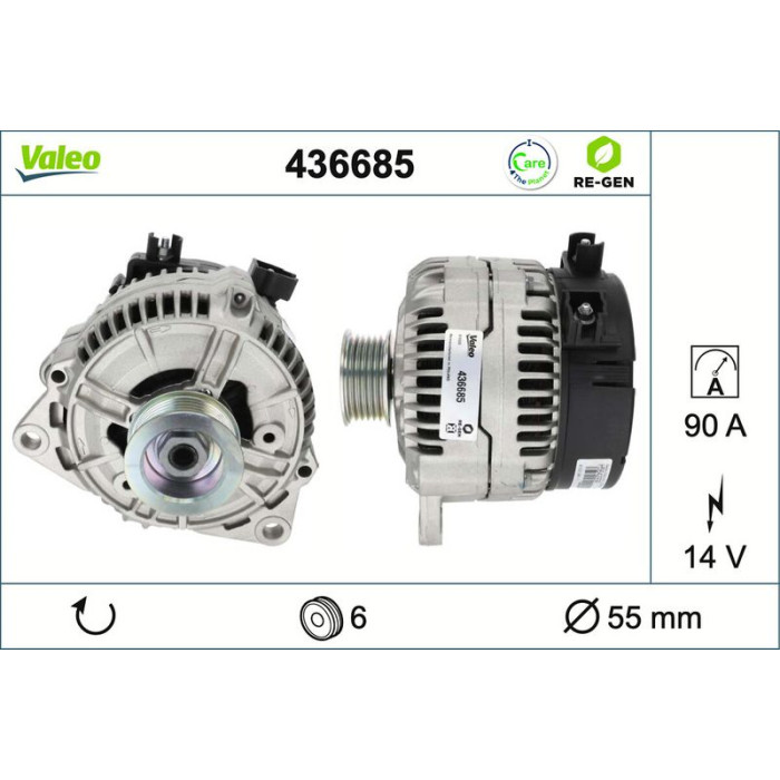 Valeo Lichtmaschine 436685 Valeo Lichtmaschine 436685