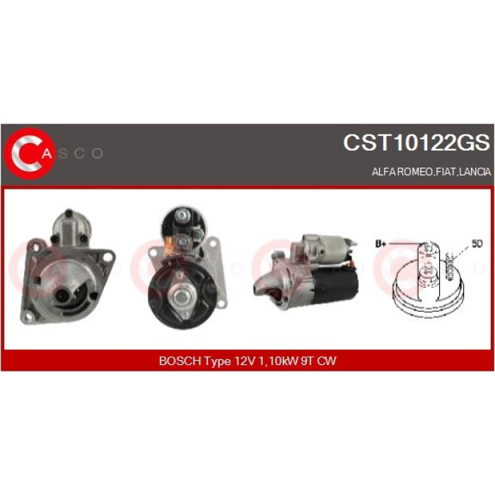CASCO Anlasser CST10122GS CASCO Anlasser CST10122GS