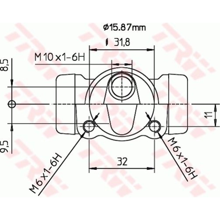 TRW Radbremszylinder BWB139 TRW Radbremszylinder BWB139