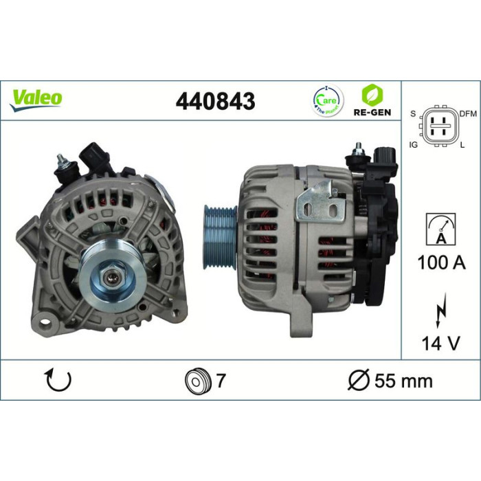 Valeo Lichtmaschine 440843