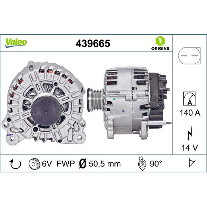 Valeo Lichtmaschine 439665 Valeo Lichtmaschine 439665