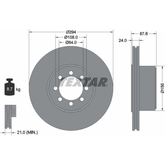 Textar Bremsscheibe 92171700 – ABS Textar Bremsscheibe 92171700 – ABS