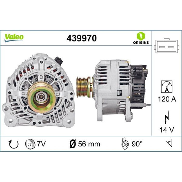 Valeo Lichtmaschine 439970 Valeo Lichtmaschine 439970
