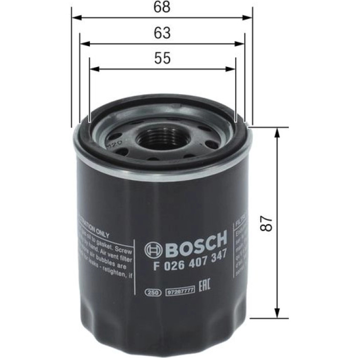 Bosch Ölfilter F 026 407 347 Bosch Ölfilter F 026 407 347