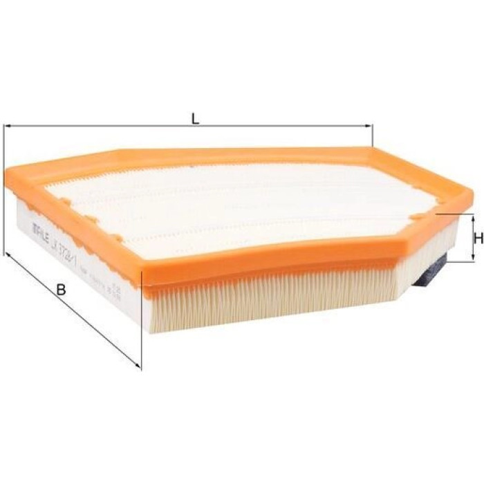 MAHLE Luftfilter LX 3728/1 MAHLE Luftfilter LX 3728/1