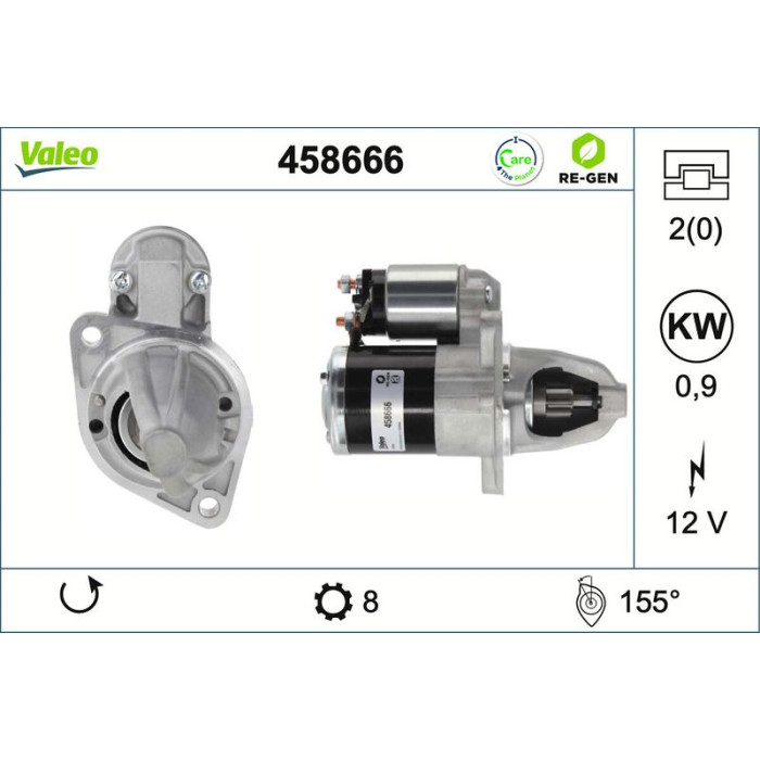 Valeo Anlasser 458666 Valeo Anlasser 458666