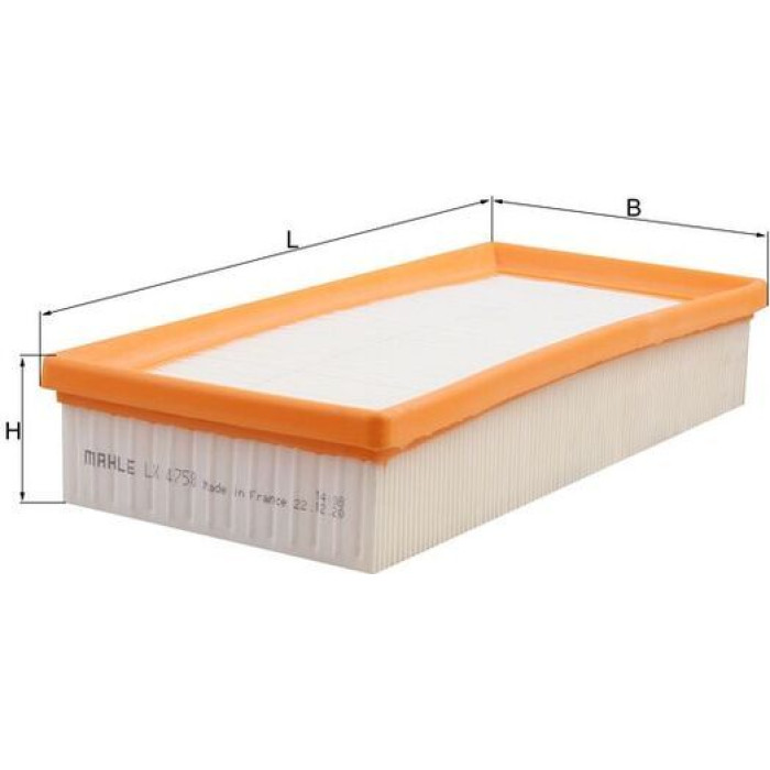 MAHLE Luftfilter LX 4758 MAHLE Luftfilter LX 4758