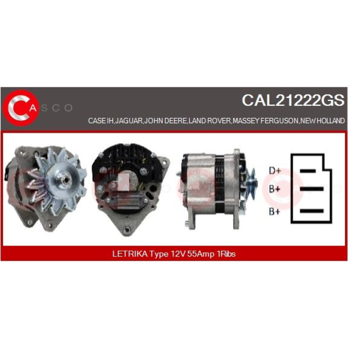 CASCO Generator CAL21222GS CASCO Generator CAL21222GS