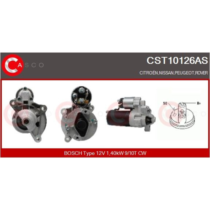 CASCO Anlasser CST10126AS CASCO Anlasser CST10126AS