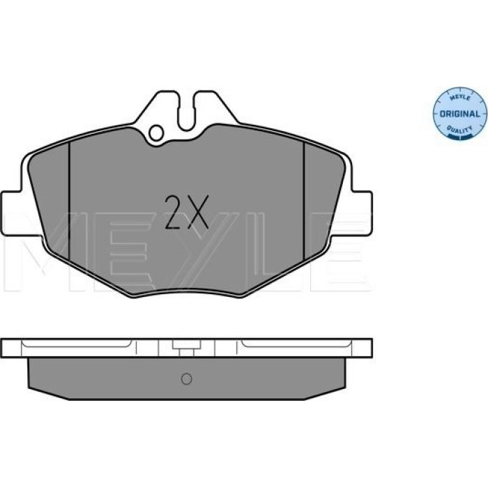 MEYLE Bremsbelagsatz Mercedes-Benz W211 02 252374320 MEYLE Bremsbelagsatz Mercedes-Benz W211 02 252374320