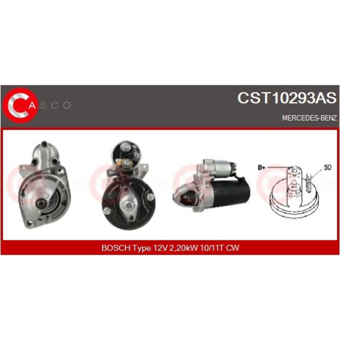 CASCO Anlasser CST10293AS