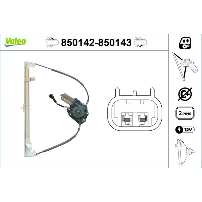 VALEO 850142 Fensterheber VALEO 850142 Fensterheber