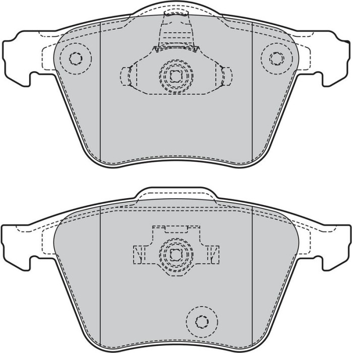 Valeo Bremsbelagsatz 598657 Valeo Bremsbelagsatz 598657