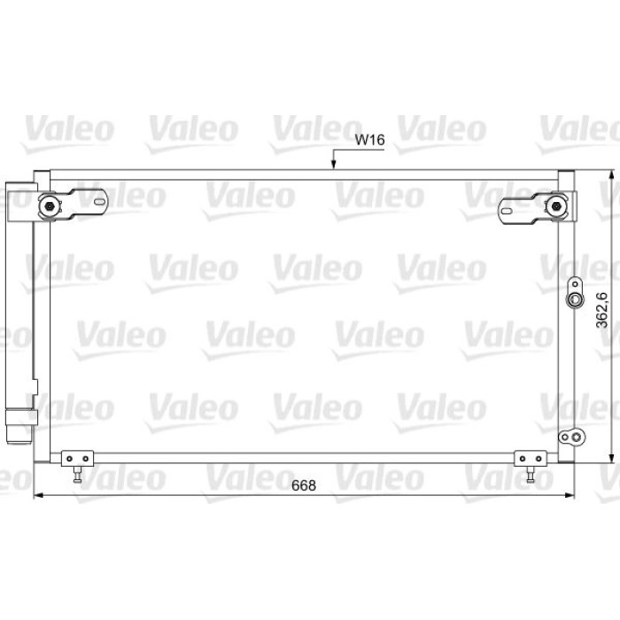 Valeo Klimakondensator 814047