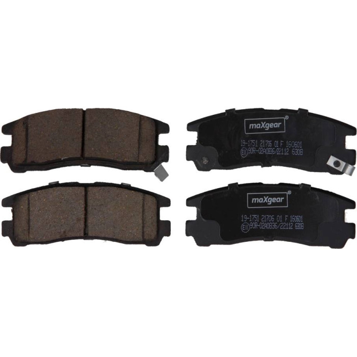 19-1751 MAXGEAR Bremsbelagsatz 19-1751 Mitsubishi Galant 92 19-1751 MAXGEAR Bremsbelagsatz 19-1751 Mitsubishi Galant 92
