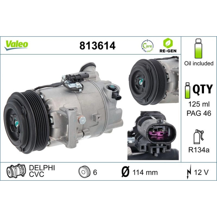 Valeo Kompressor 813614 Valeo Kompressor 813614