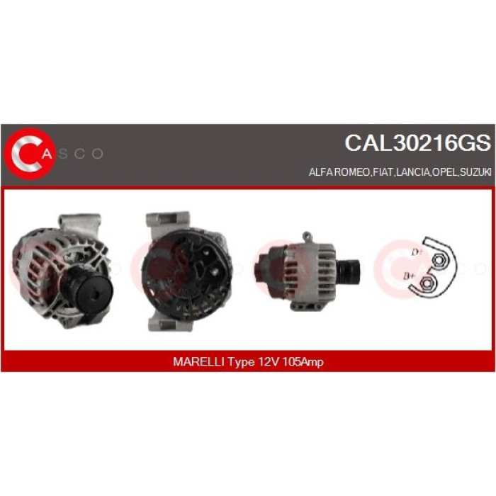 CASCO Generator CAL30216GS CASCO Generator CAL30216GS