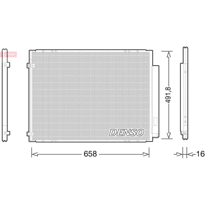 Denso Klimakondensator DCN06008 Denso Klimakondensator DCN06008