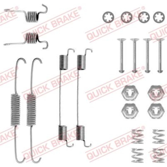 Quick Brake Montagesatz für Bremsbacken 105-0674 Quick Brake Montagesatz für Bremsbacken 105-0674