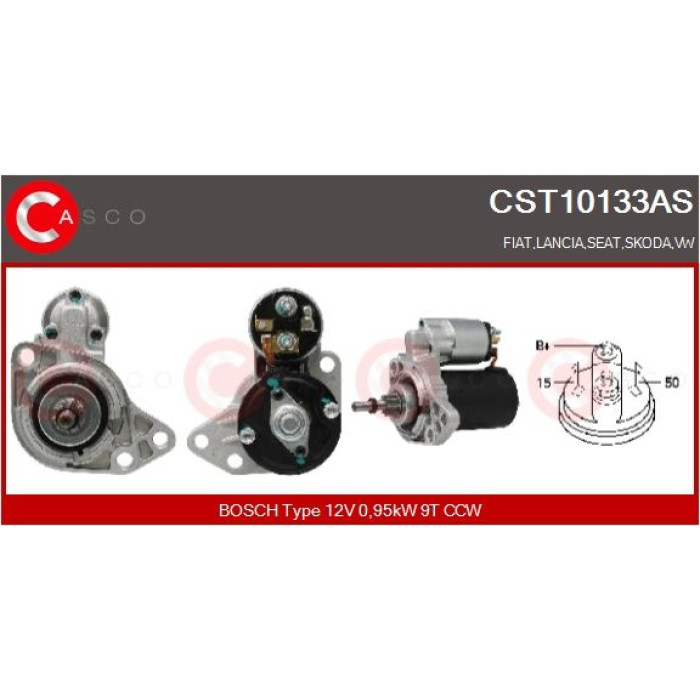 CASCO Anlasser CST10133AS CASCO Anlasser CST10133AS
