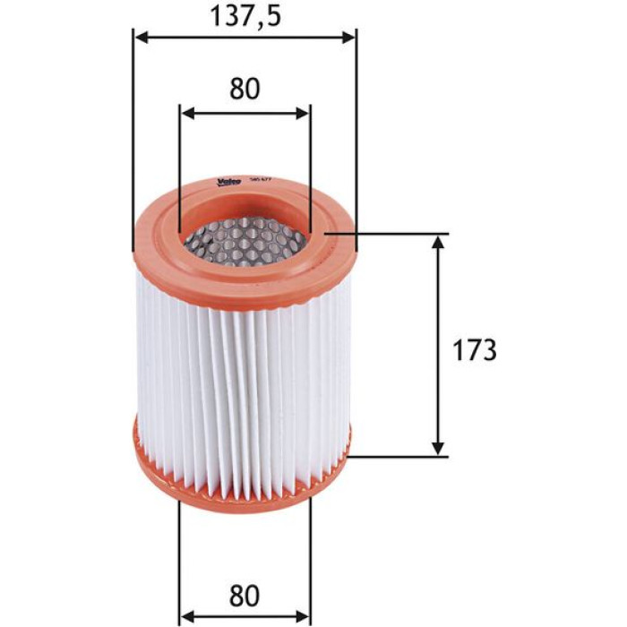 Valeo Luftfilter 585677 Valeo Luftfilter 585677