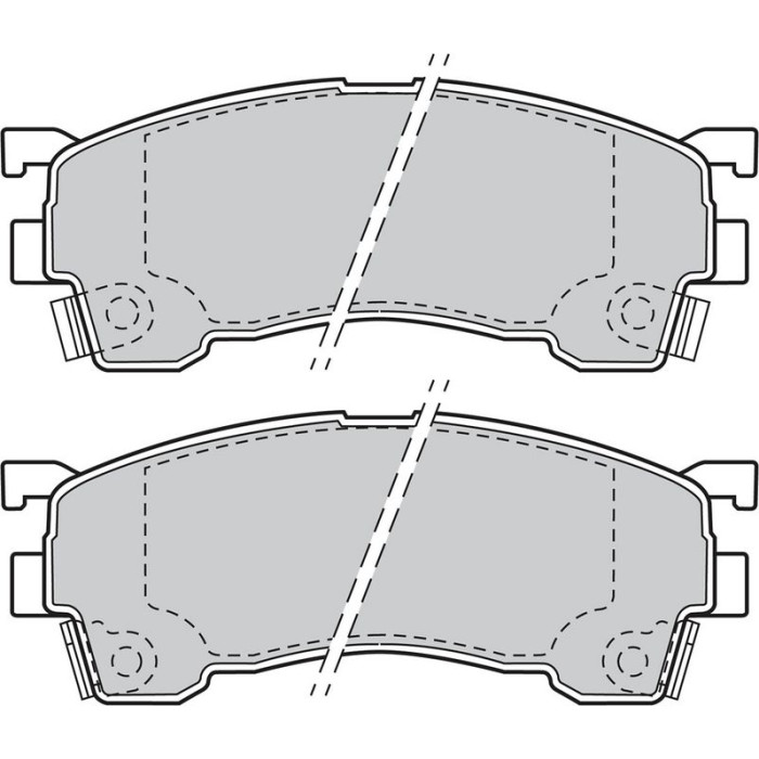 Valeo Bremsbelagsatz 598629 Valeo Bremsbelagsatz 598629