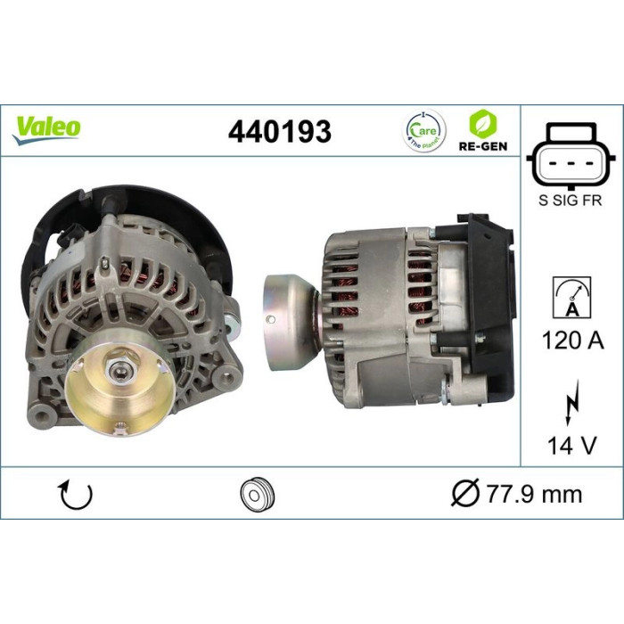 Valeo Lichtmaschine 440193 Valeo Lichtmaschine 440193