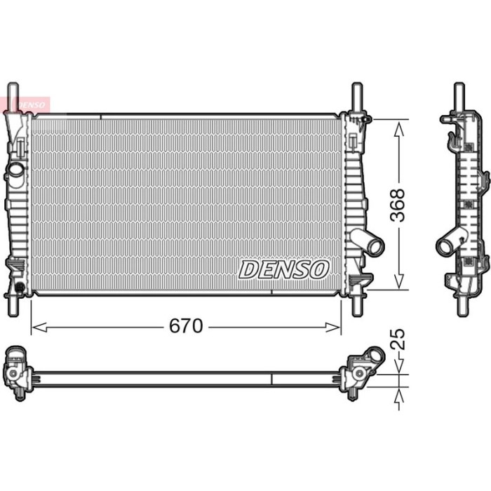 Denso Kühler DRM10004 Denso Kühler DRM10004