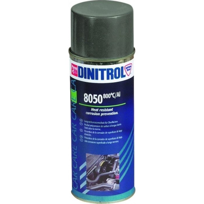 DINITROL 8050 Aluminiumfarbe 800°C 400 ml – hitzebeständiger Auspufflack Spray 1406504 DINITROL 8050 Aluminiumfarbe 800°C 400 ml – hitzebeständiger Auspufflack Spray 1406504