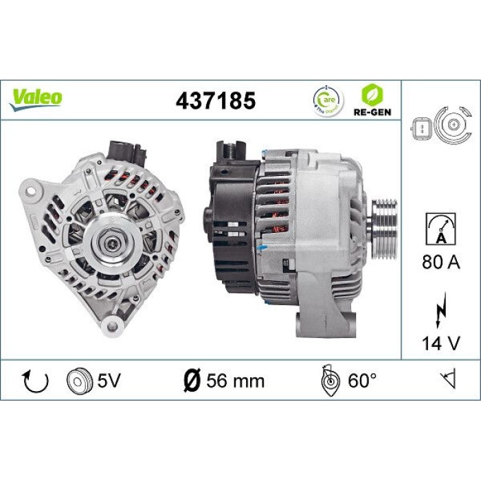 Valeo Lichtmaschine 437185 Valeo Lichtmaschine 437185