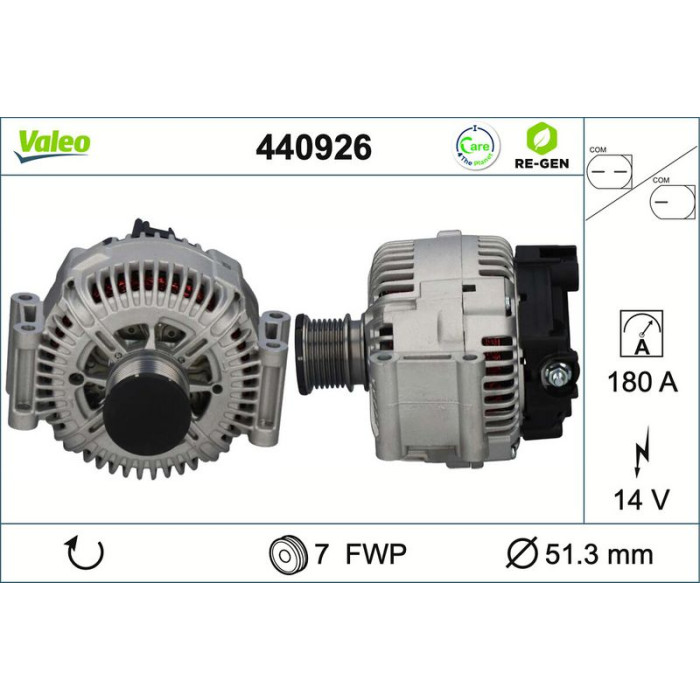 Valeo Lichtmaschine 440926 Valeo Lichtmaschine 440926
