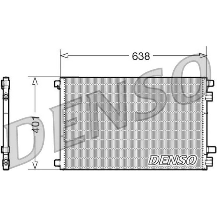 Denso Klimakondensator DCN23012 Denso Klimakondensator DCN23012