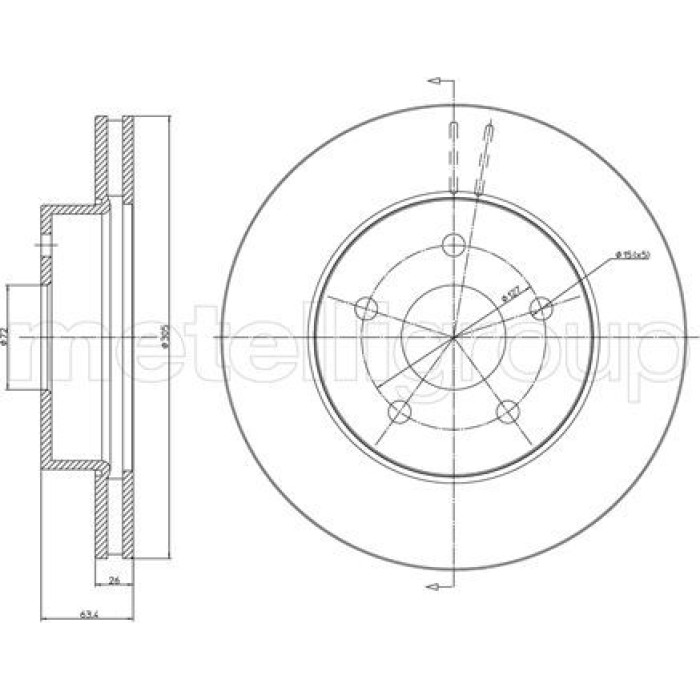 Cifam Bremsscheibe 800-696C