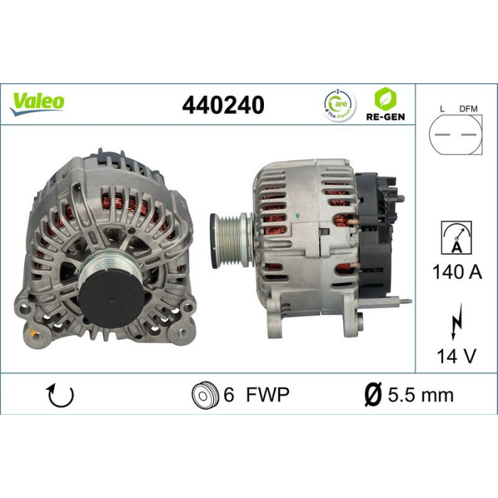 Valeo Lichtmaschine 440240 Valeo Lichtmaschine 440240