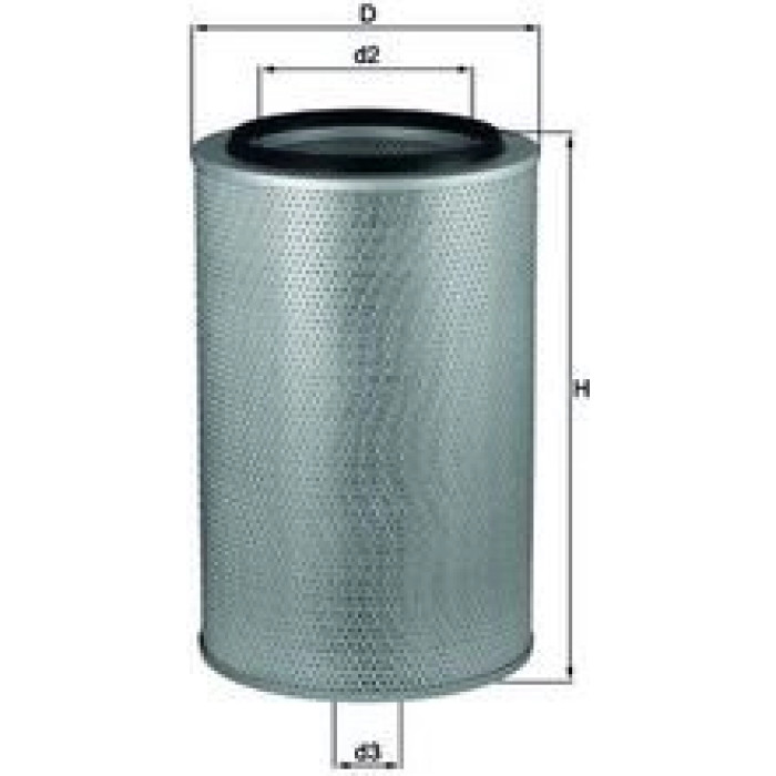 MAHLE Luftfilter LX 436 MAHLE Luftfilter LX 436