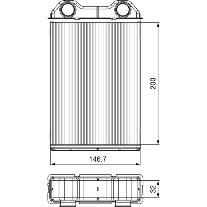 Valeo Wärmetauscher 811533 Valeo Wärmetauscher 811533