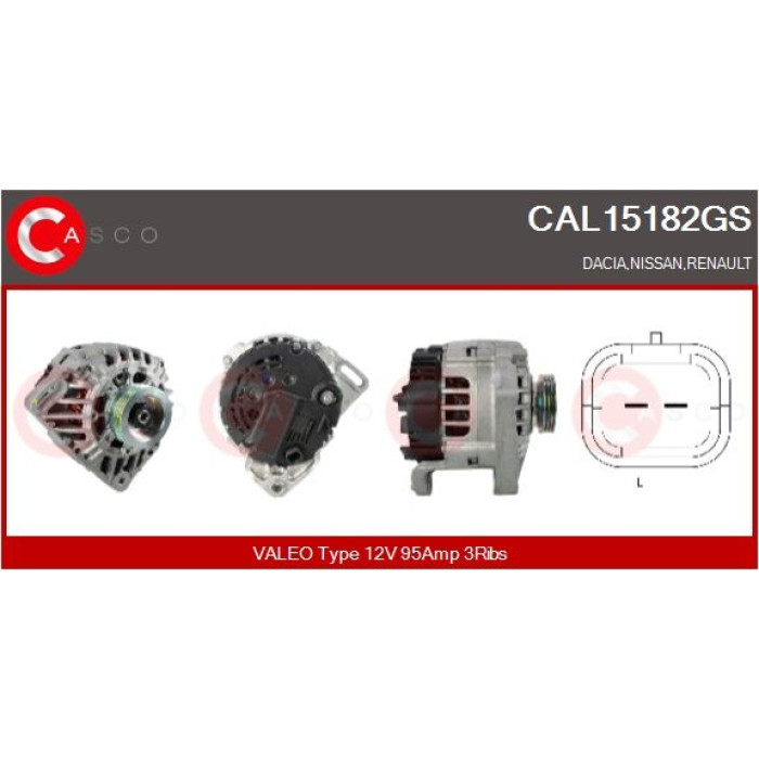 CASCO Generator CAL15182GS CASCO Generator CAL15182GS