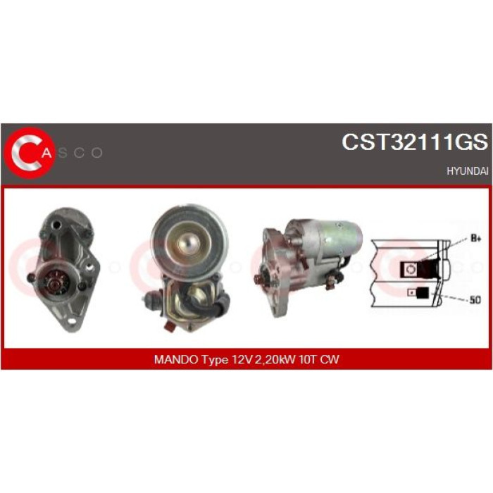 CASCO Anlasser CST32111GS CASCO Anlasser CST32111GS