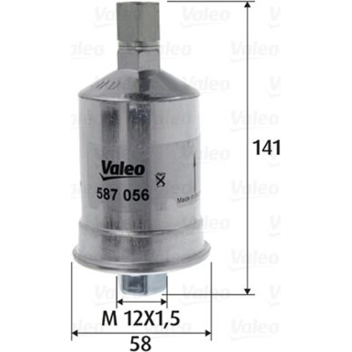 587056 Valeo Kraftstofffilter 587056 587056 Valeo Kraftstofffilter 587056