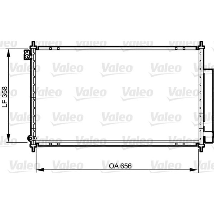 Valeo Klimakondensator 814159 Valeo Klimakondensator 814159