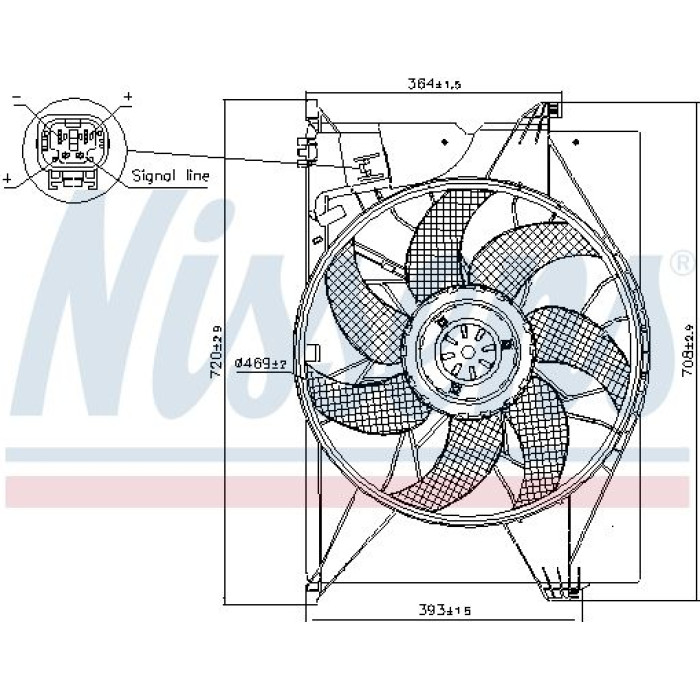 Nissens Kühlerlüfter 85741 Nissens Kühlerlüfter 85741