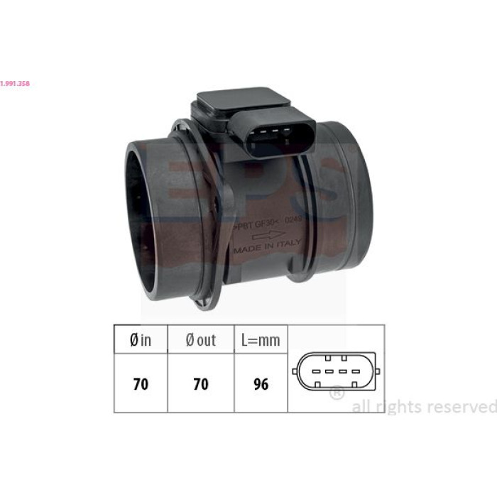Luftmassenmesser 1.991.358 Luftmassenmesser 1.991.358